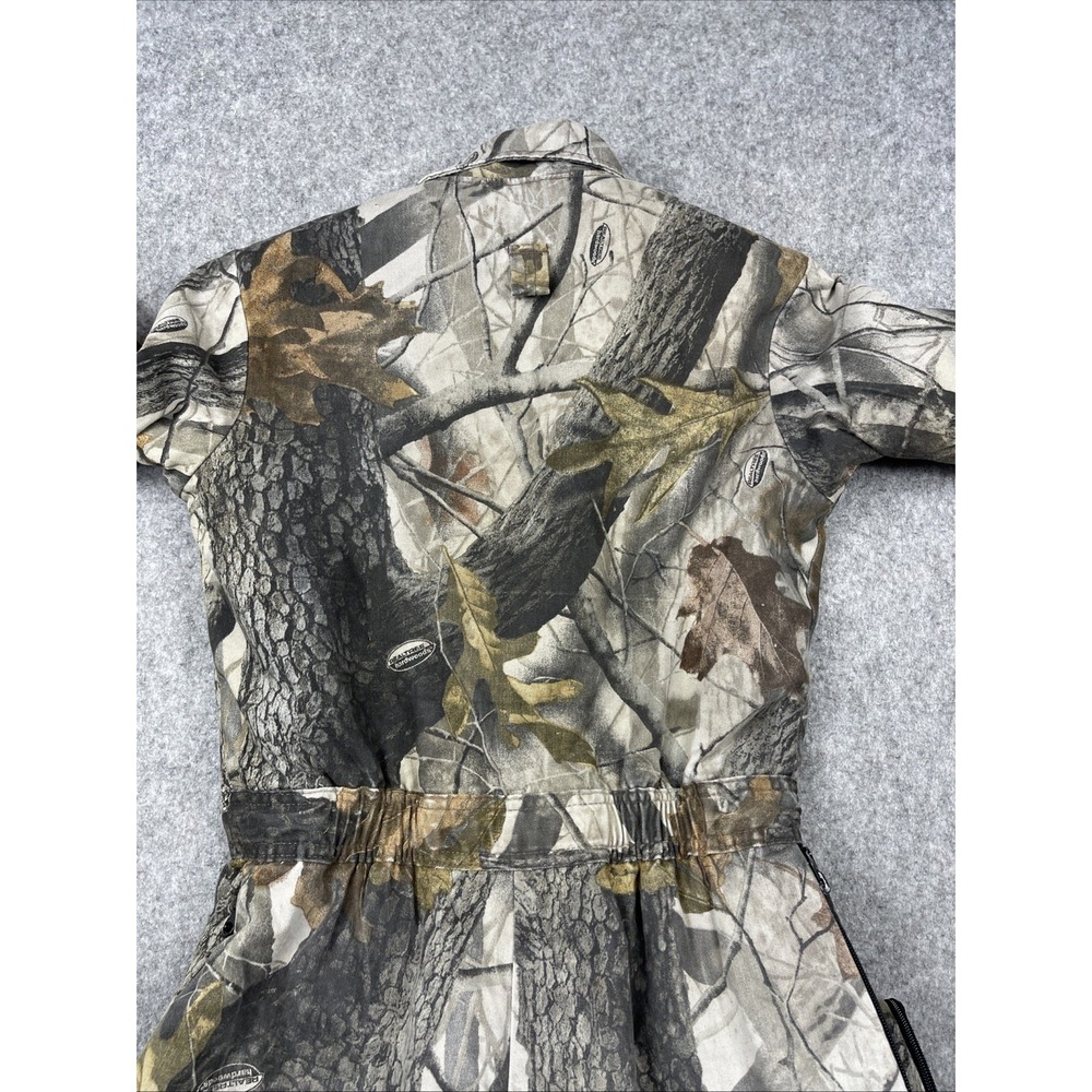 Walls Advantage Camo Coveralls Youth Small Brown Insulated Hunting Suit Hardwood - Picture 8 of 13